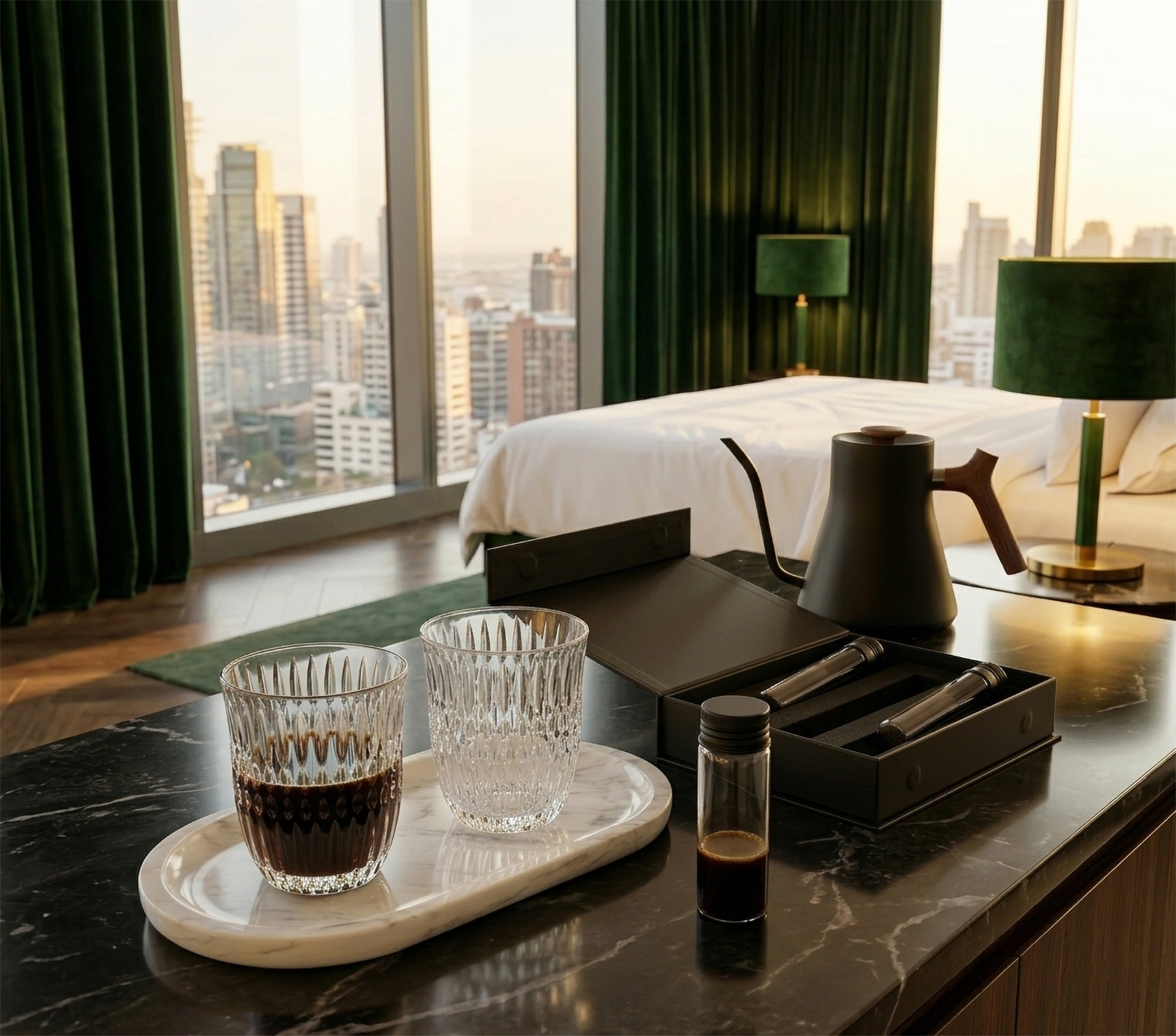 Ahlan Coffee — hotel suite
